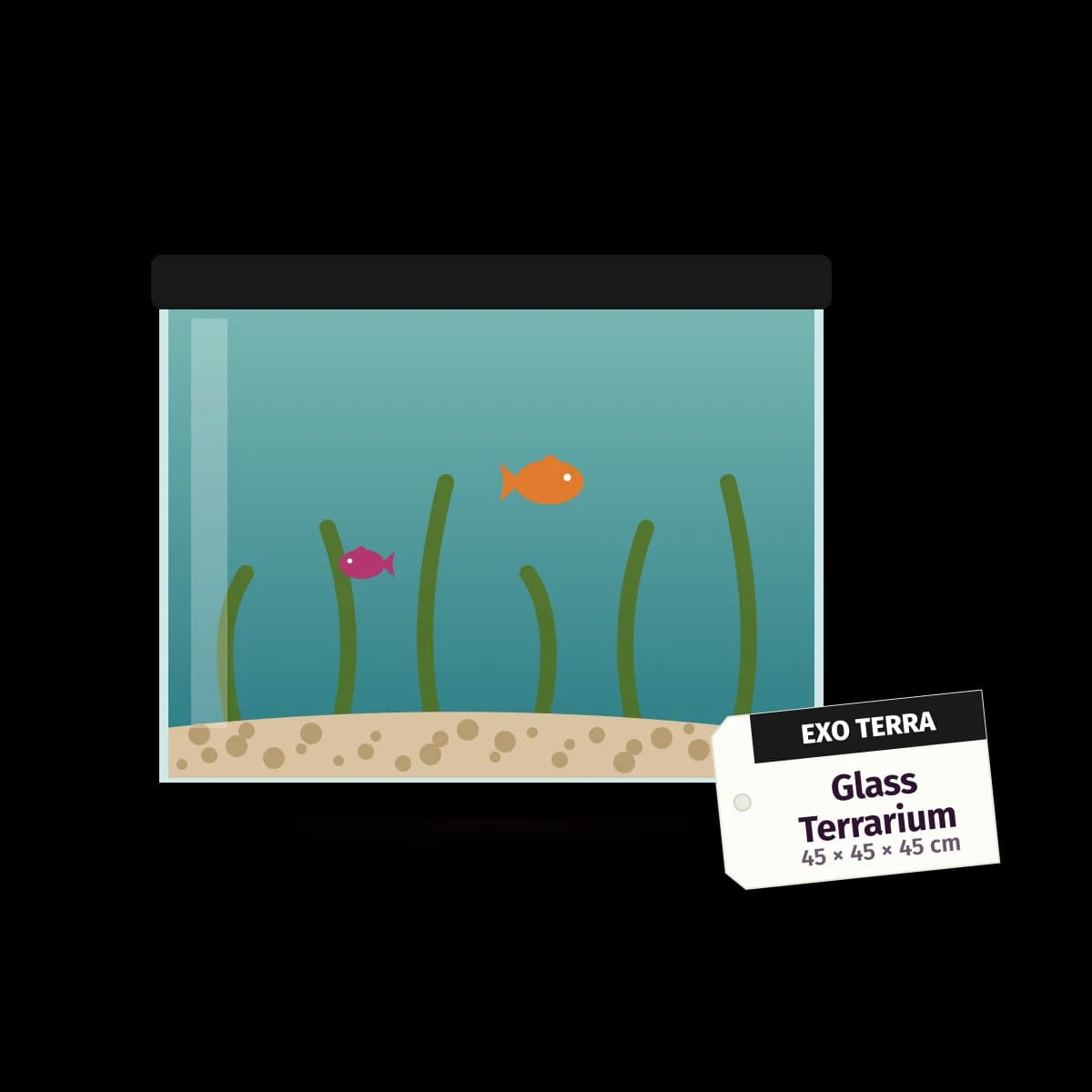 Exo Terra Cam Teraryum 60 × 45 × 60 cm