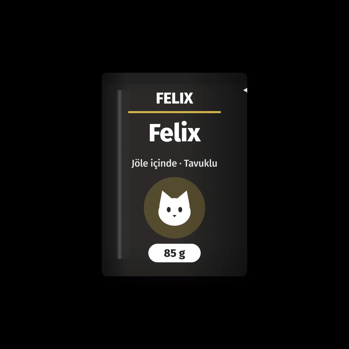 Felix Jöle İçinde Tavuklu Yaş Kedi Maması 85 g